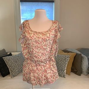 Forever 21 floral blouse